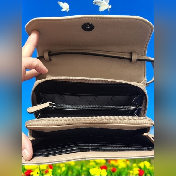 Simply Vera Vera Wang Tie-Dye Print Wallet/Crossbody Bag - Picture 4 of 8